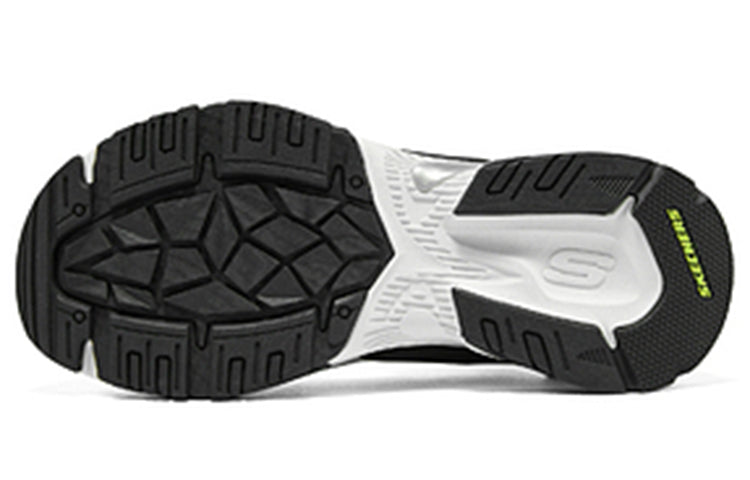 (WMNS) Skechers DLites Sandal 'White Black Neon Green' 896053-WBKL