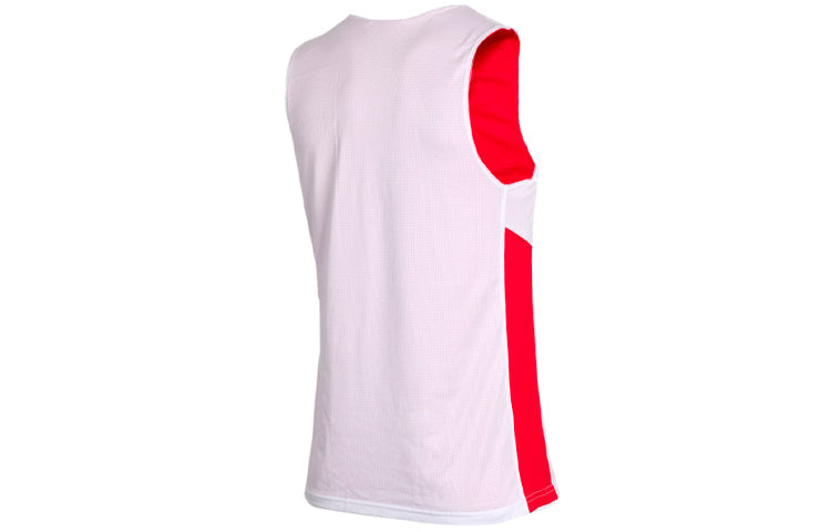 Nike Sports Training Splicing Breathable Reversible Basketball Vest Red 867767-658