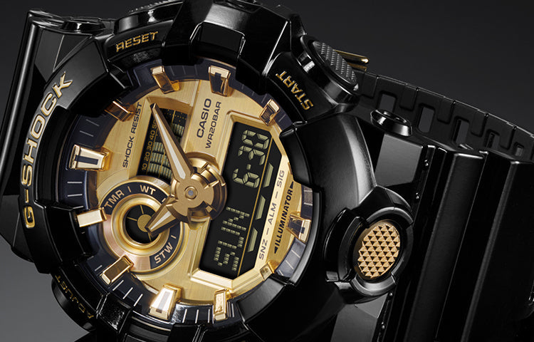 CASIO G-Shock Analog-Digital 'Black Gold' GA-710GB-1APRDB