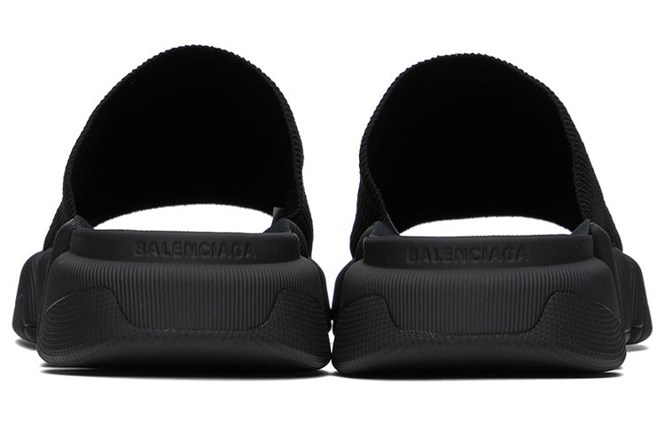 (WMNS) Balenciaga Speed 2.0 Slides 'Black Recycled Knit and Black Sole unit' 711452W2DB11000