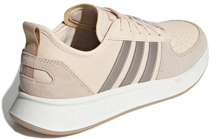 (WMNS) adidas Court80s Grey/Pink/Silver EE9835