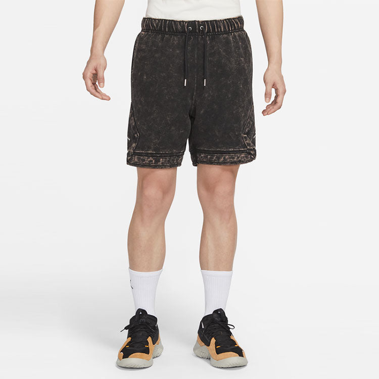 Nike Essentials Logo Printing Drawstring Straight Shorts Black DR3093-010