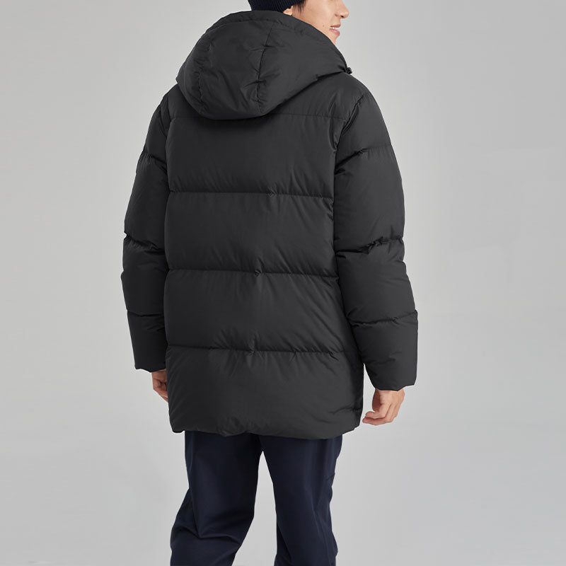 Skechers Casual Long Down Jacket 'Black' L423M091-0018