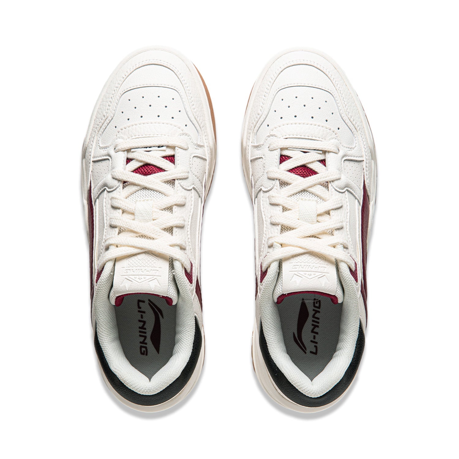 (WMNS) Li-Ning Moon White 2.0 'White Red Gum' AGCU276-1