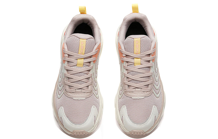 (WMNS) ANTA Running Series Low 'Grey White Pink' 122115590-2