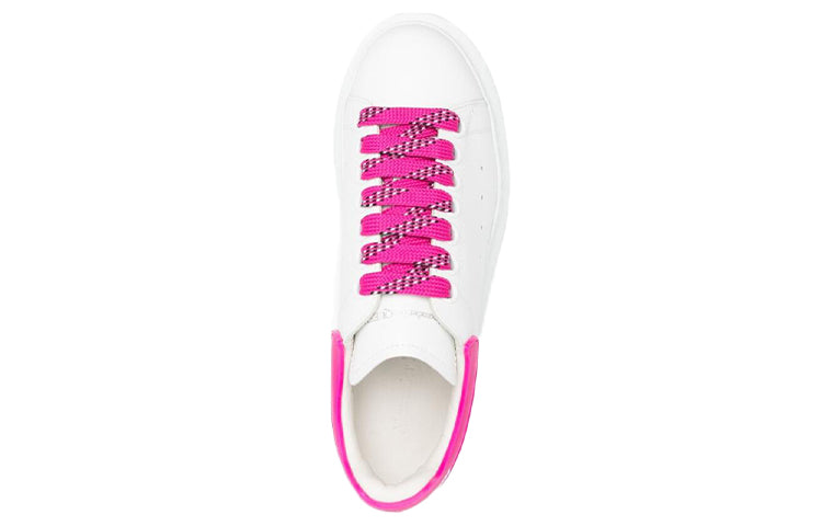 (WMNS) Alexander McQueen Oversized Sneaker 'White Shock Pink' 621056WHXMT9375