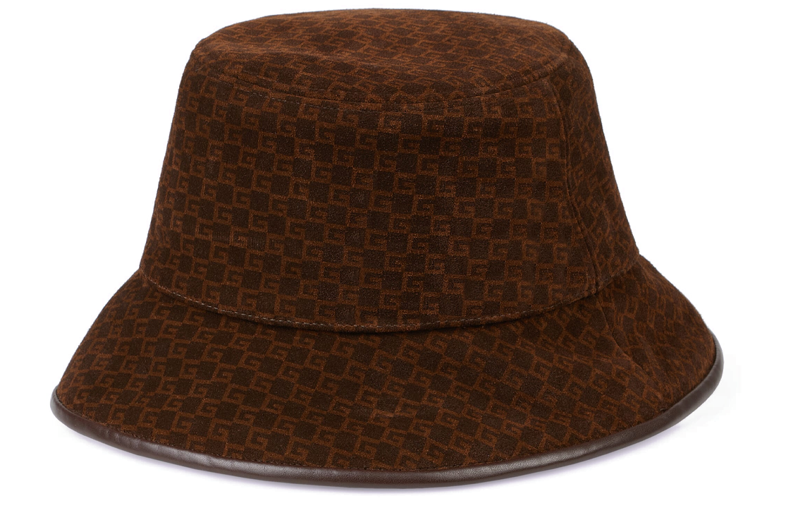 (WMNS) Gucci Mini Square G suede bucket hat 728469-3HAOH-8564