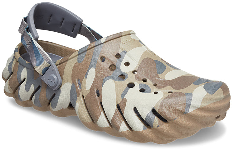Crocs Echo Camo Redux Clog 'Charcoal Camo Green' 209134-025