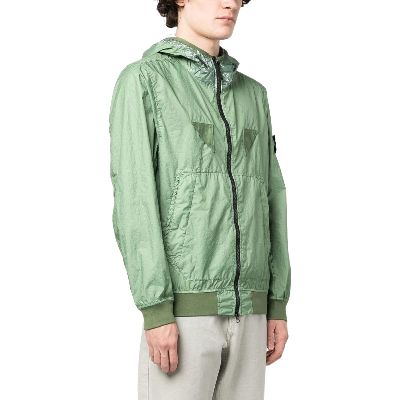 STONE ISLAND Logo Patch Puffer Jacket 'Sage' 781540723-V0055