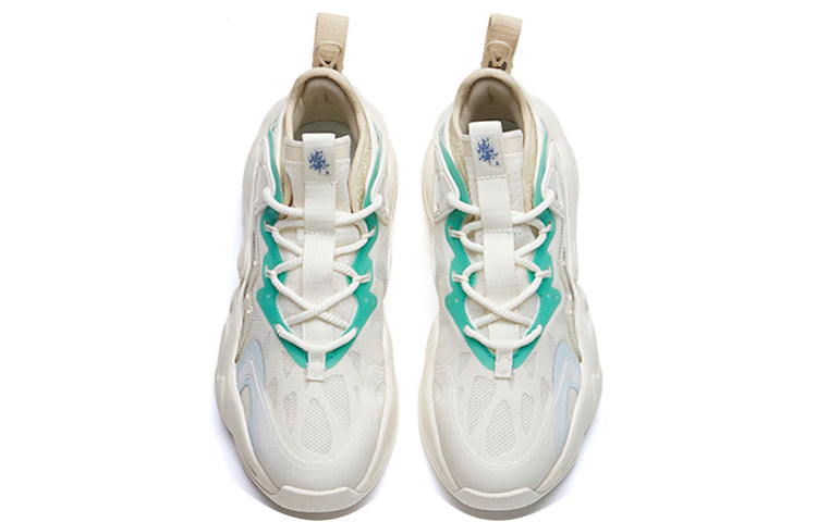 (WMNS) ANTA Badao 'White Green Yellow' 122228080-1