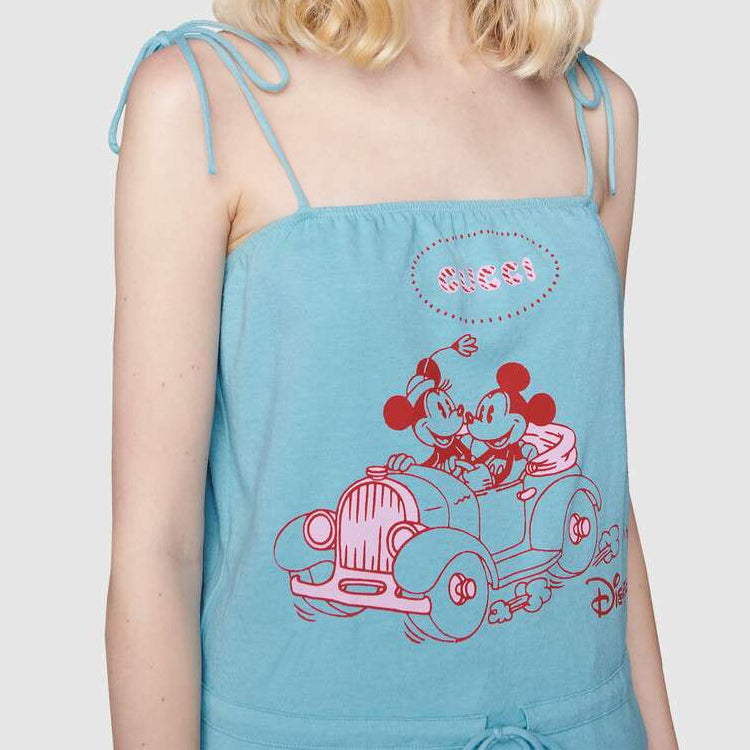 (WMNS) Gucci x Disney Print Tank Top 'Blue' 599090-XJBYB-4318