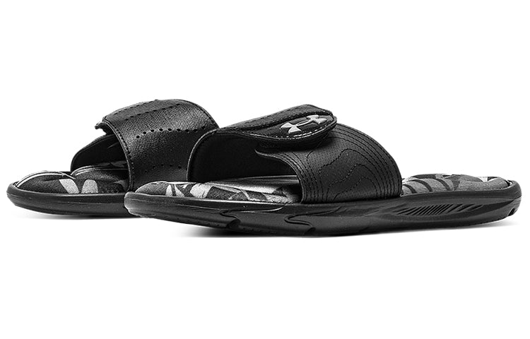 (WMNS) Under Armour Ignite VI Graphic FB Sandals Black 3023767-001