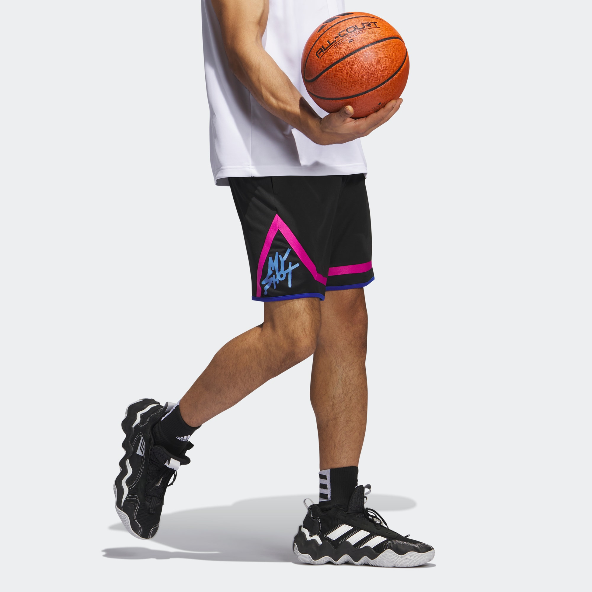 adidas Pro Block Shorts Asia Sizing 'Black' IN1710