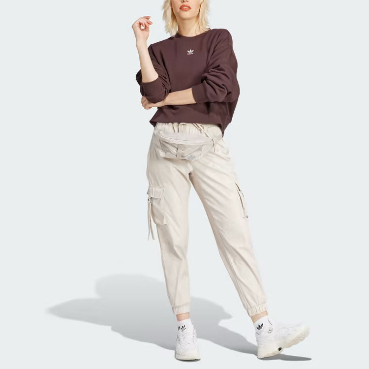(WMNS) adidas Adicolor Essentials Crew Sweatshirt 'Brown' IJ9774