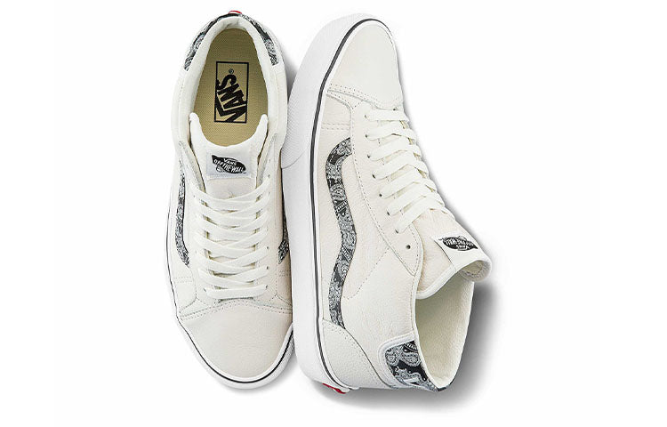 Vans Mid Skool 37 'Sport Paisley - White Black' VN0A3TKF914