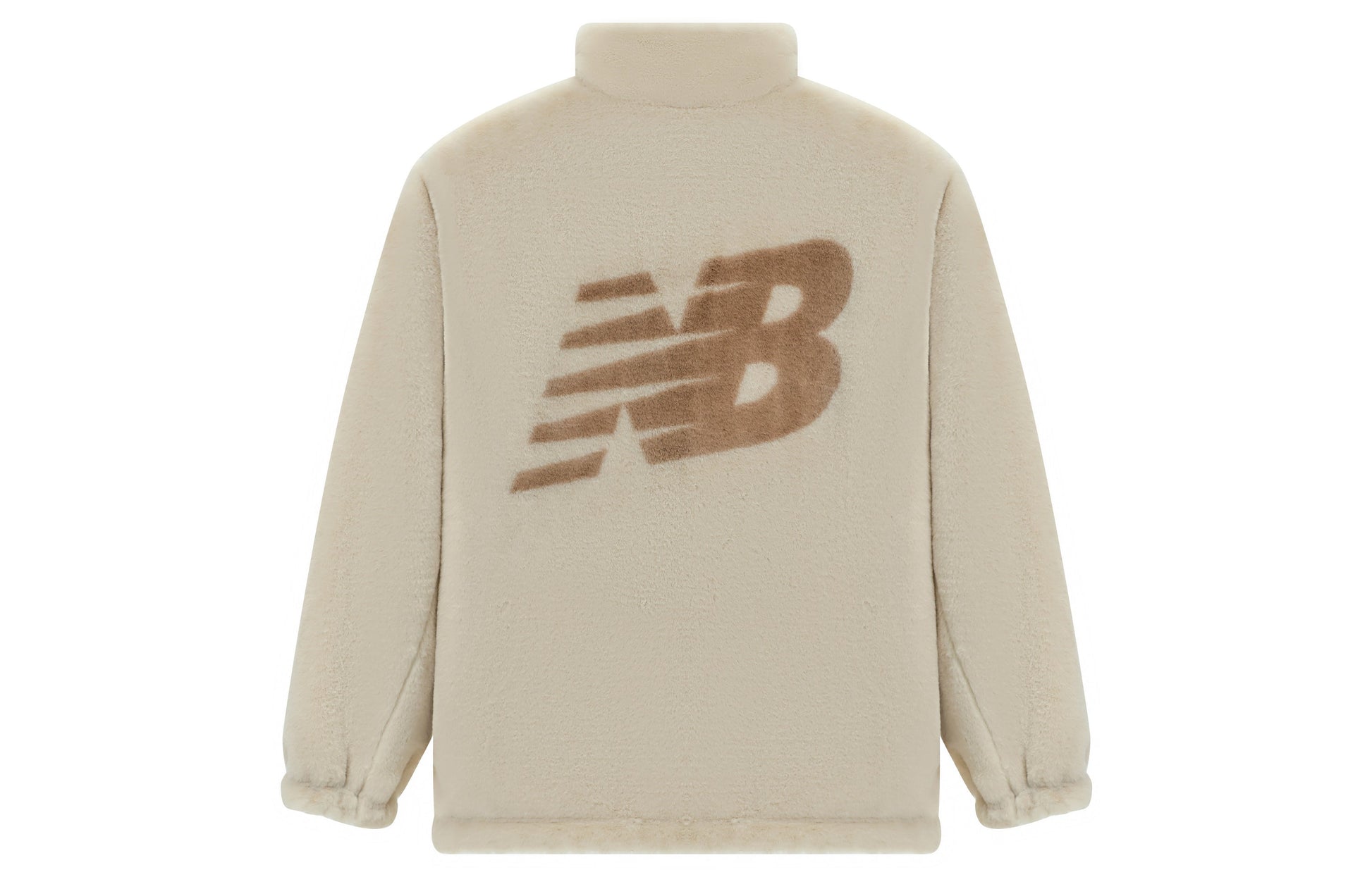 New Balance Logo Warm Down Jacket Asia Sizing 'Beige White' 6DC43783-CRE