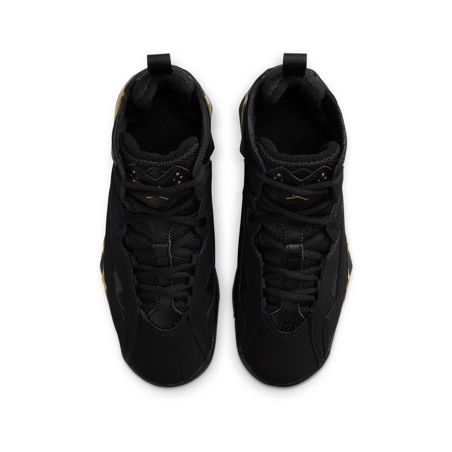 (GS) Air Jordan True Flight 'Black Metallic Gold' 2023 343795-017