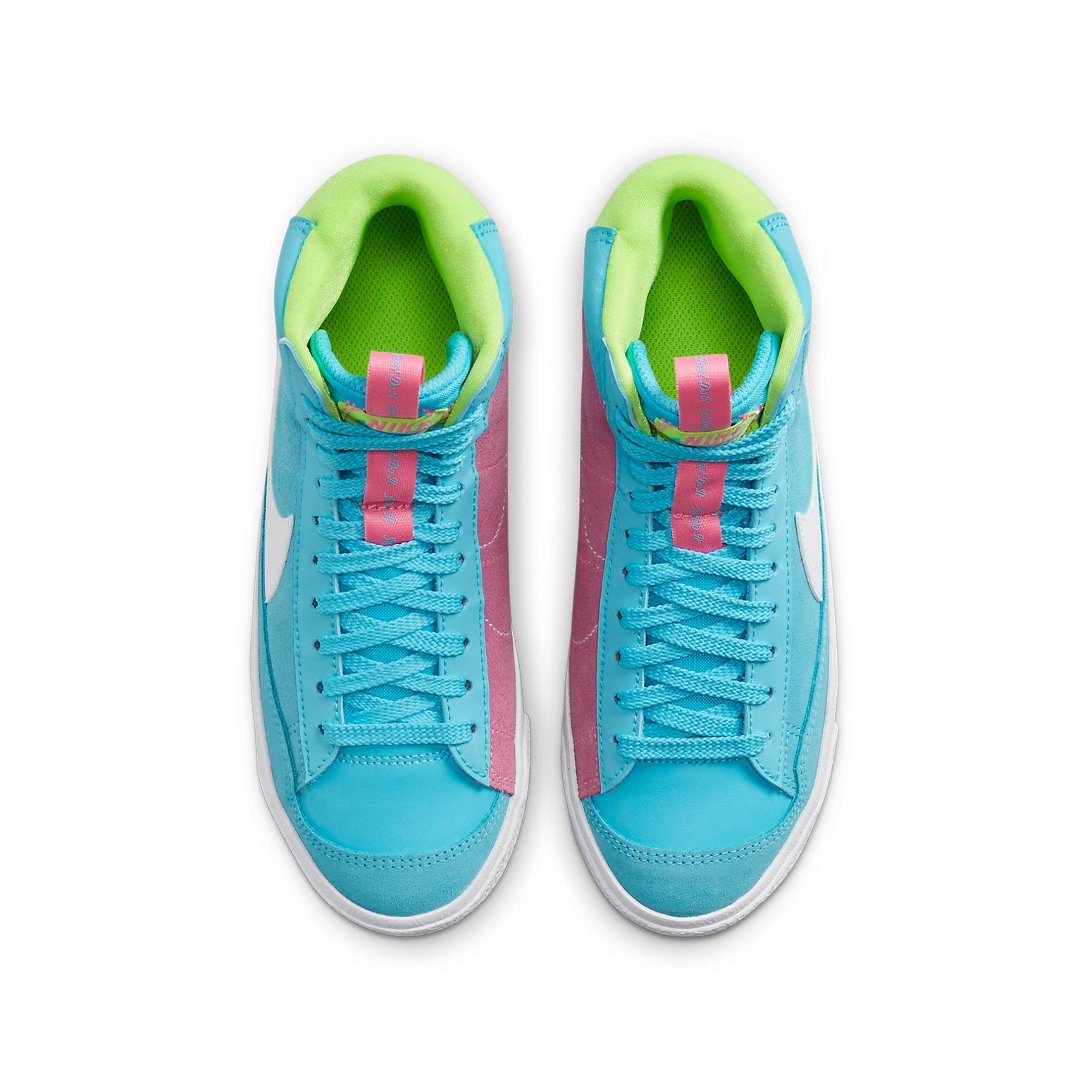 (GS) Nike Blazer Mid '77 'Dance - Baltic Blue Volt Pink' DQ6084-400
