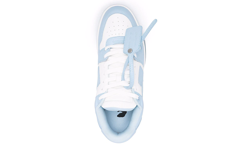 Off-White Out Of Office Low Calf Leather 'White Blue' OMIA189C99LEA0010140