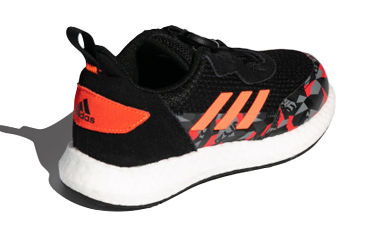 (GS) adidas Rapidalux Boa K 'Black Orange Grey' FX2275
