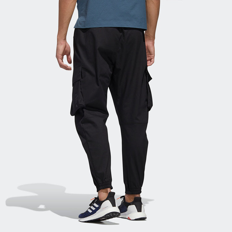 adidas Th Pnt Cargo Leisure Sports Big Pocket Suit Trousers Men's Black GM4418