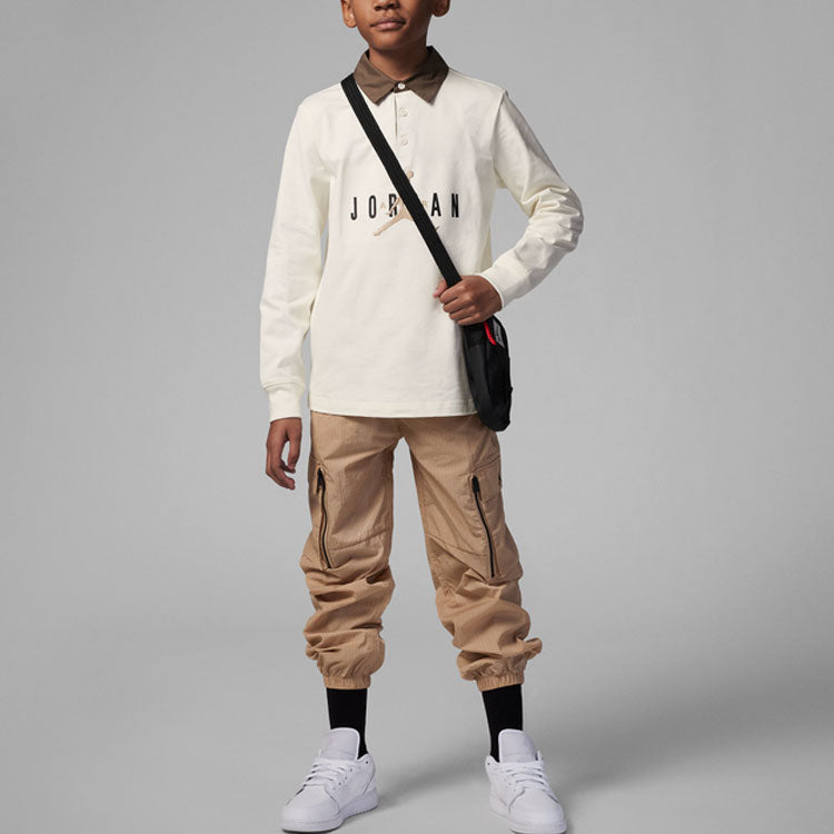 (GS) Air Jordan Essentials Rugby Top 'Beige' FJ5782-133