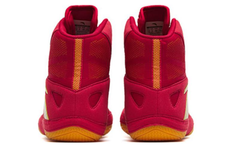 ANTA High Top Wrestling Shoes 'Red Yellow' 41131306-1