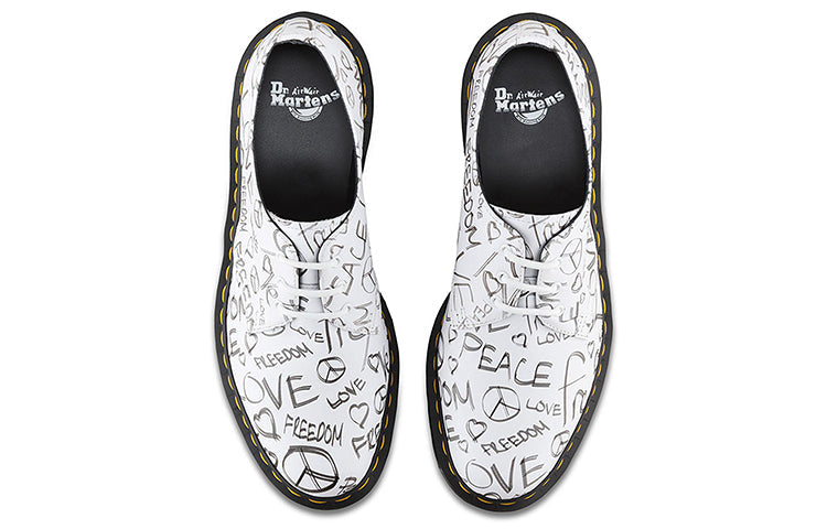 (WMNS) Dr. Martens 1461 'White Black' 24434101