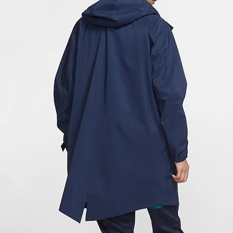 Men's Nike Lab Hooded Sports Windbreaker Jacket Blue CD6807-410