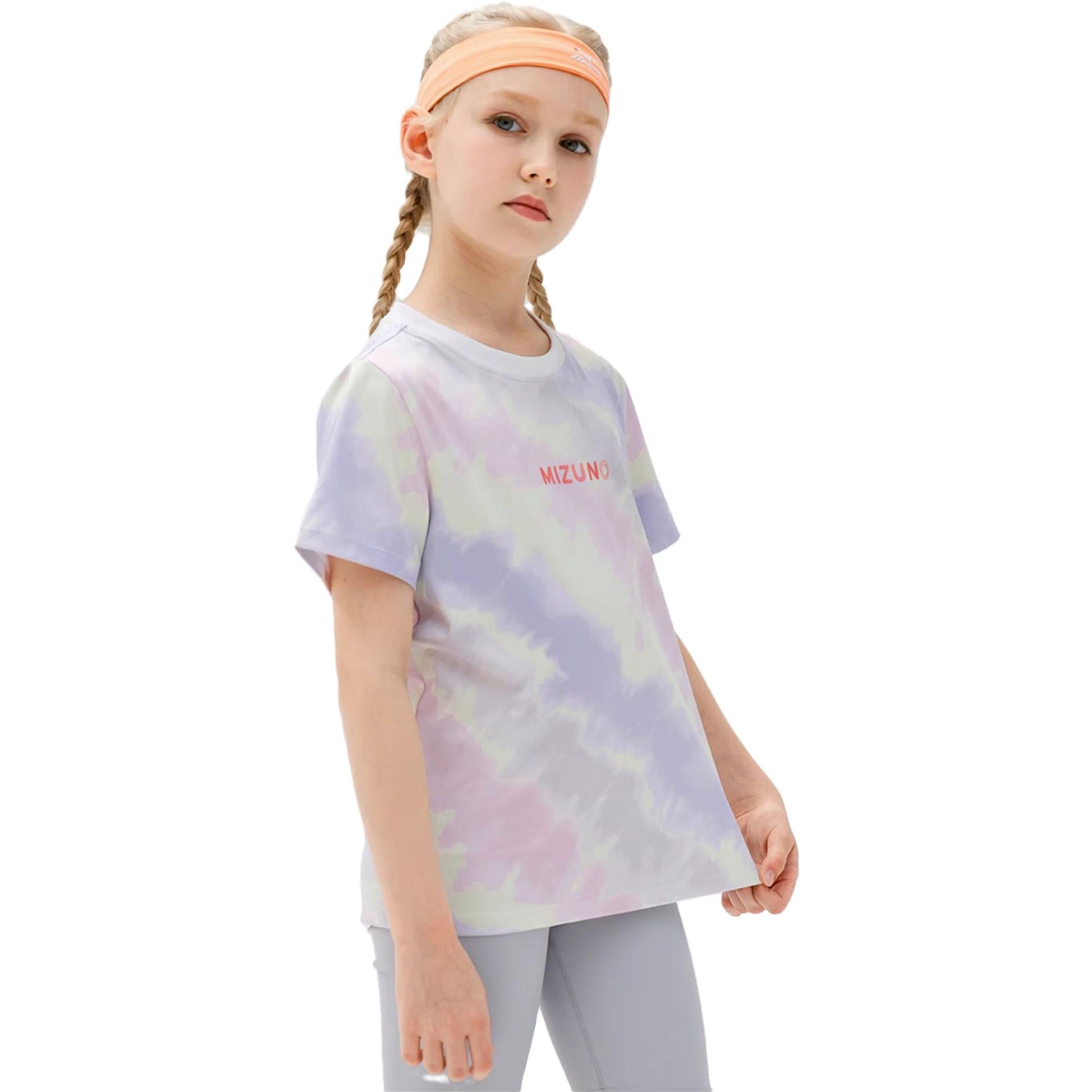 (GS) Mizuno Casual T-shirt 'Pink' T1247