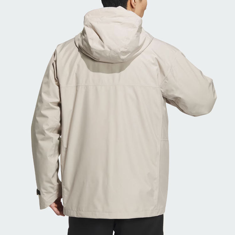 adidas Terrex 3-In-1 Rain.Rdy Parka Asia Sizing 'Beige Black' IL8986