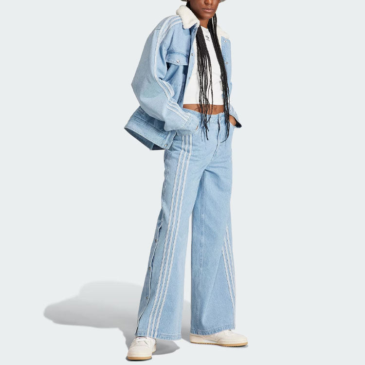 (WMNS) adidas originals Neutral Court Denim Jacket 'Blue' IS5250