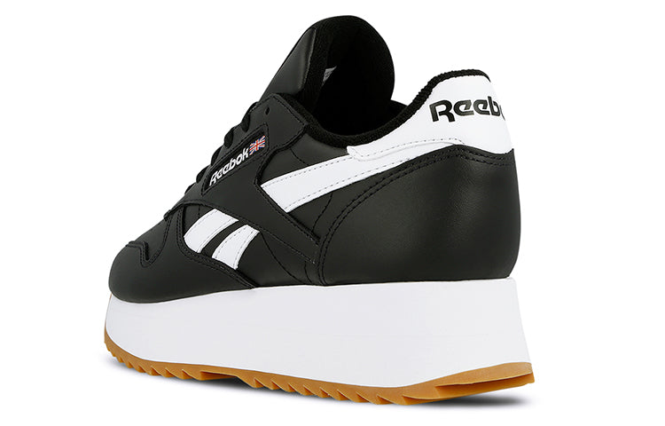 (WMNS) Reebok Classic Leather Double 'Black White' DV3631