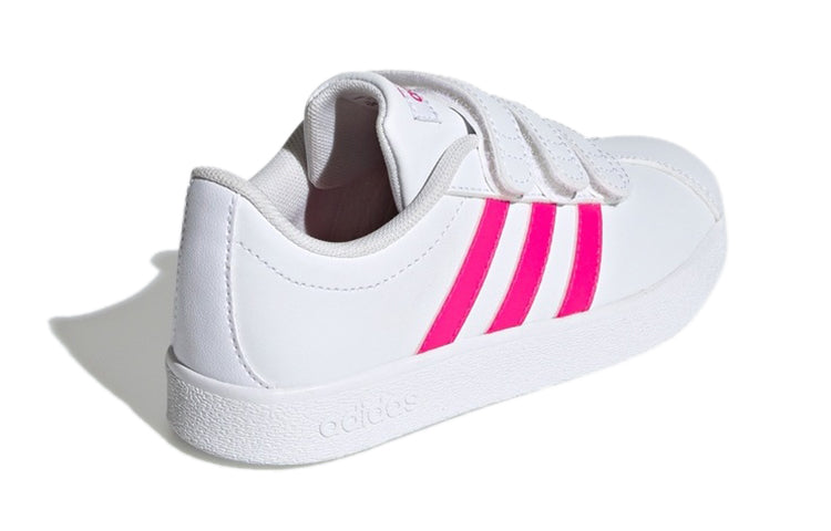 (PS) adidas VL Court 2.0 Cmf 'White Pink' EG3880