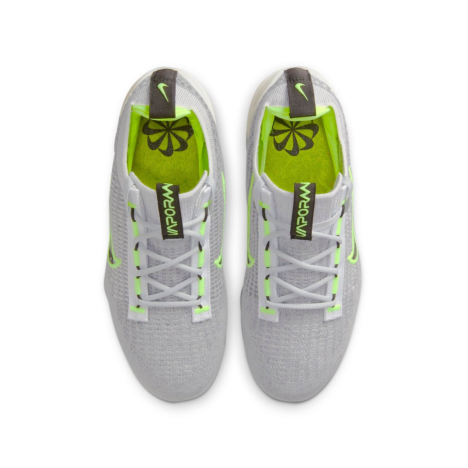 (GS) Nike Air VaporMax 2021 Flyknit 'Wolf Grey Volt' DB1550-005