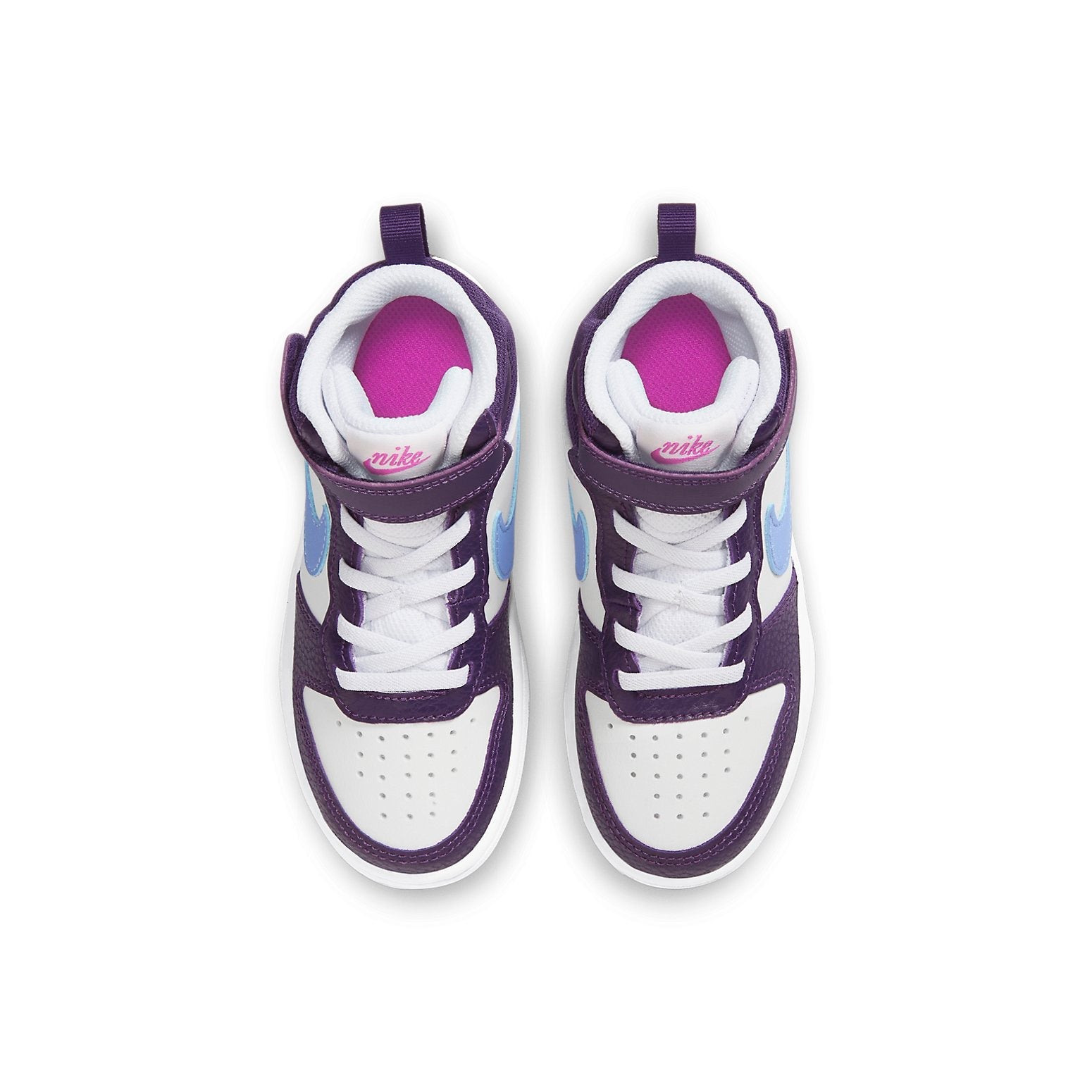 (PS) Nike Court Borough Mid 2 'Purple White Blue' CD7783-106