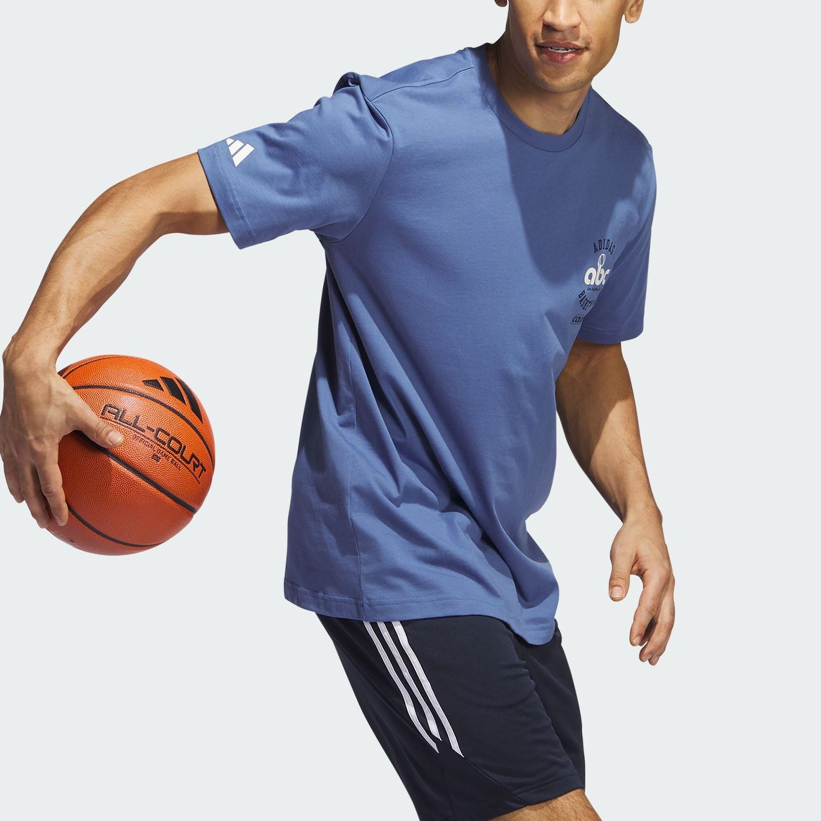 adidas Summer Camp Story T-Shirts 'Blue' IM4633