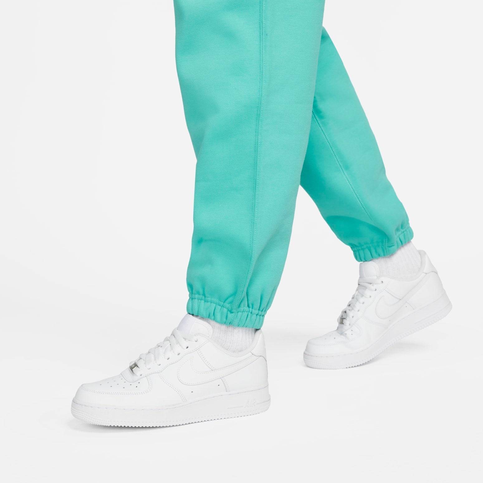 (WMNS) Nike Solo Swoosh Sweatpants 'Teal' CW5565-393