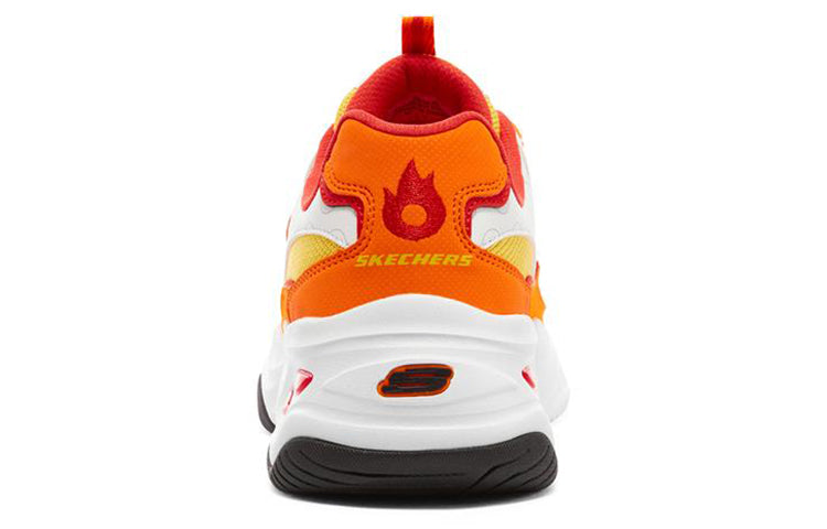 (WMNS) Skechers D'Lites 4.0 'White Orange' 800004-WOR