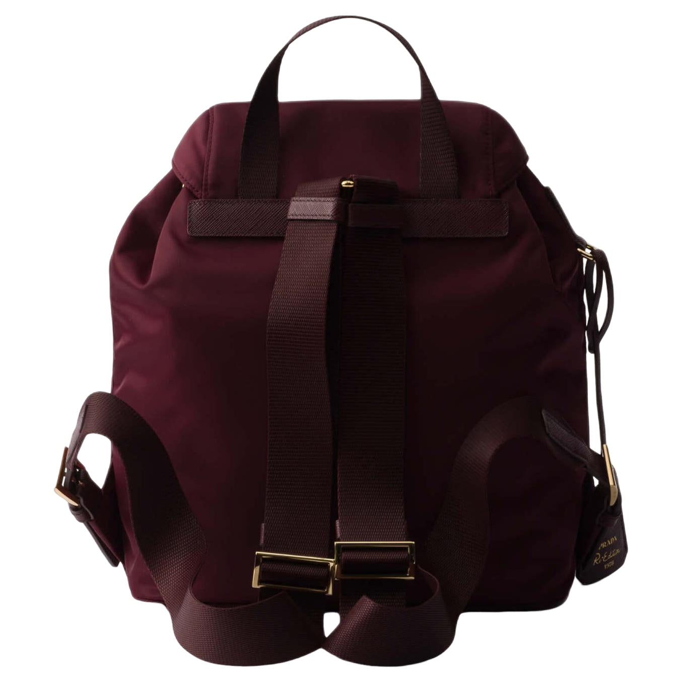 (WMNS) PRADA FW25 Re-Edition 1978 Small Re-Nylon Backpack 'Burgundy' 1BZ677-RV44-F0GCM