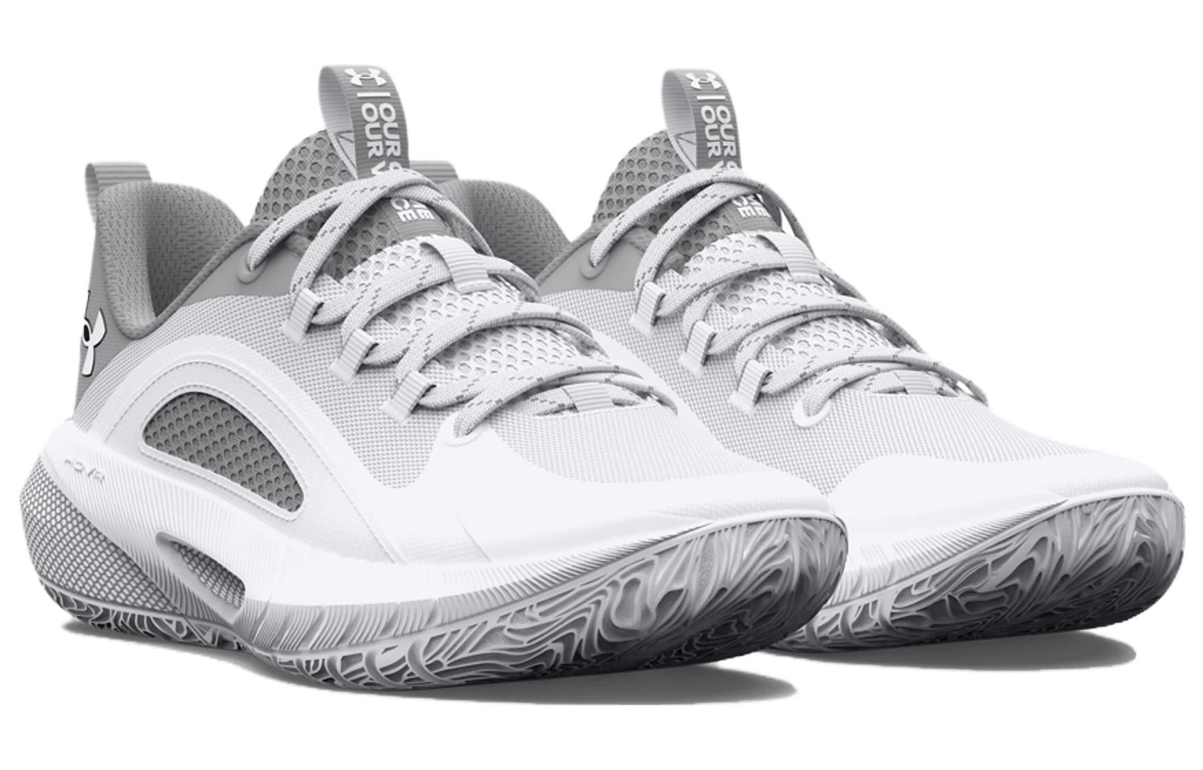 (WMNS) Under Armour HOVR Ascent 2 'White Mod Grey' 3025681-100