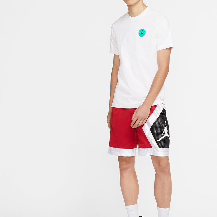 Air Jordan LEGACY AJ13 Sports Short Sleeve White CW0800-100