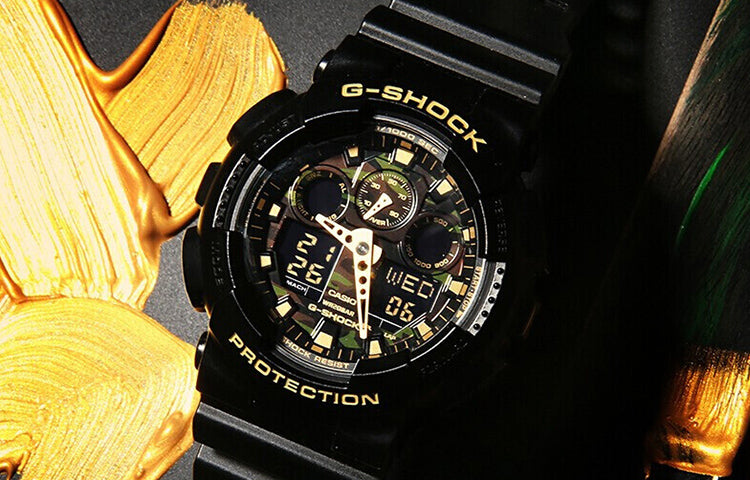 CASIO G-Shock Analog-Digital 'Black Gold' GA-100CF-1A9