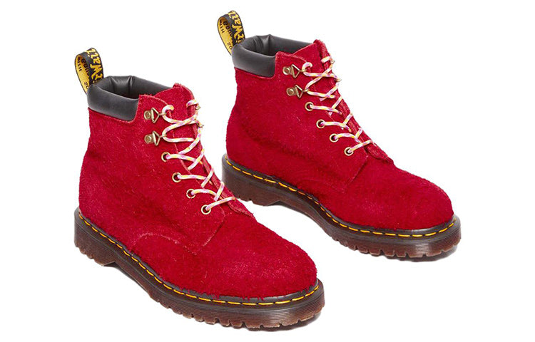 Dr.Martens 939 Ben Suede Hiker Style Boots 'Dms Red' 31080953