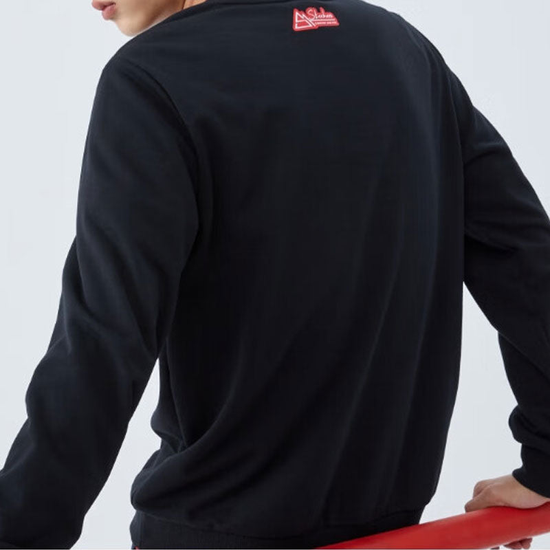 Skechers Graphic Crew Sweater 'Black White Red' L122M076-0018