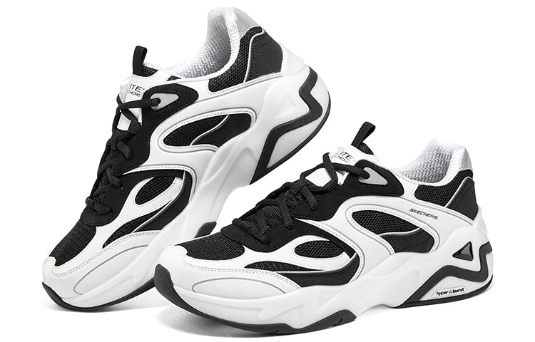 Skechers D'LITES Hyper Burst 'White Black' 232425-WBK