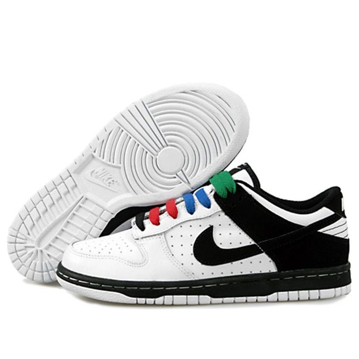 (GS) Nike Dunk Low 2009 'Black White' 310569-103