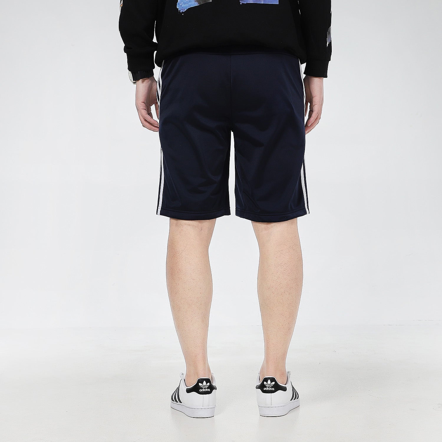 adidas Casual Sports Breathable Gym Knit Shorts Navy Blue DZ8480