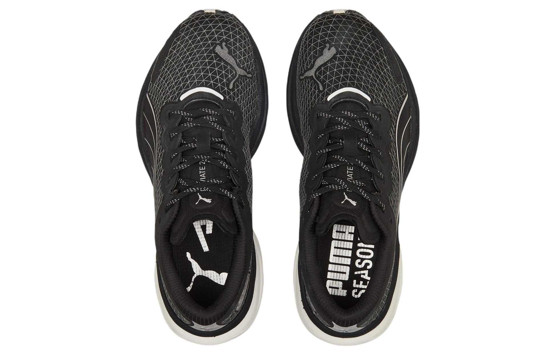(WMNS) PUMA Deviate Nitro 2 WTR 'Black Metallic Silver' 376857-01