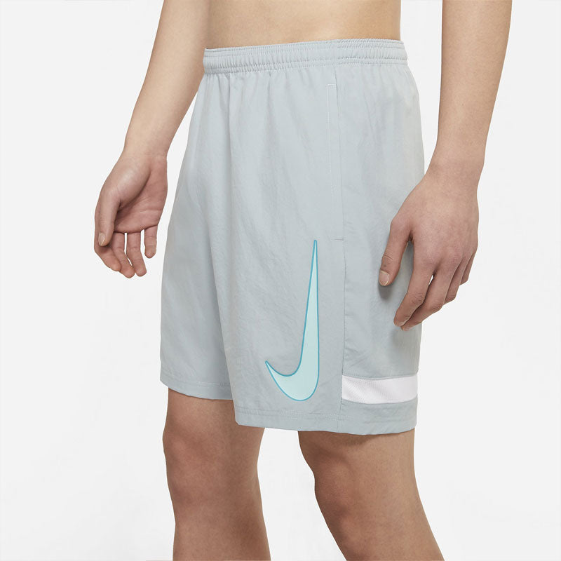 Nike Logo Printing Training Sports Quick Dry Breathable Shorts Gray Blue Grayblue CV1468-019